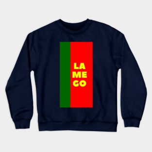 Lamego in Portuguese Flag Colors Vertical Crewneck Sweatshirt